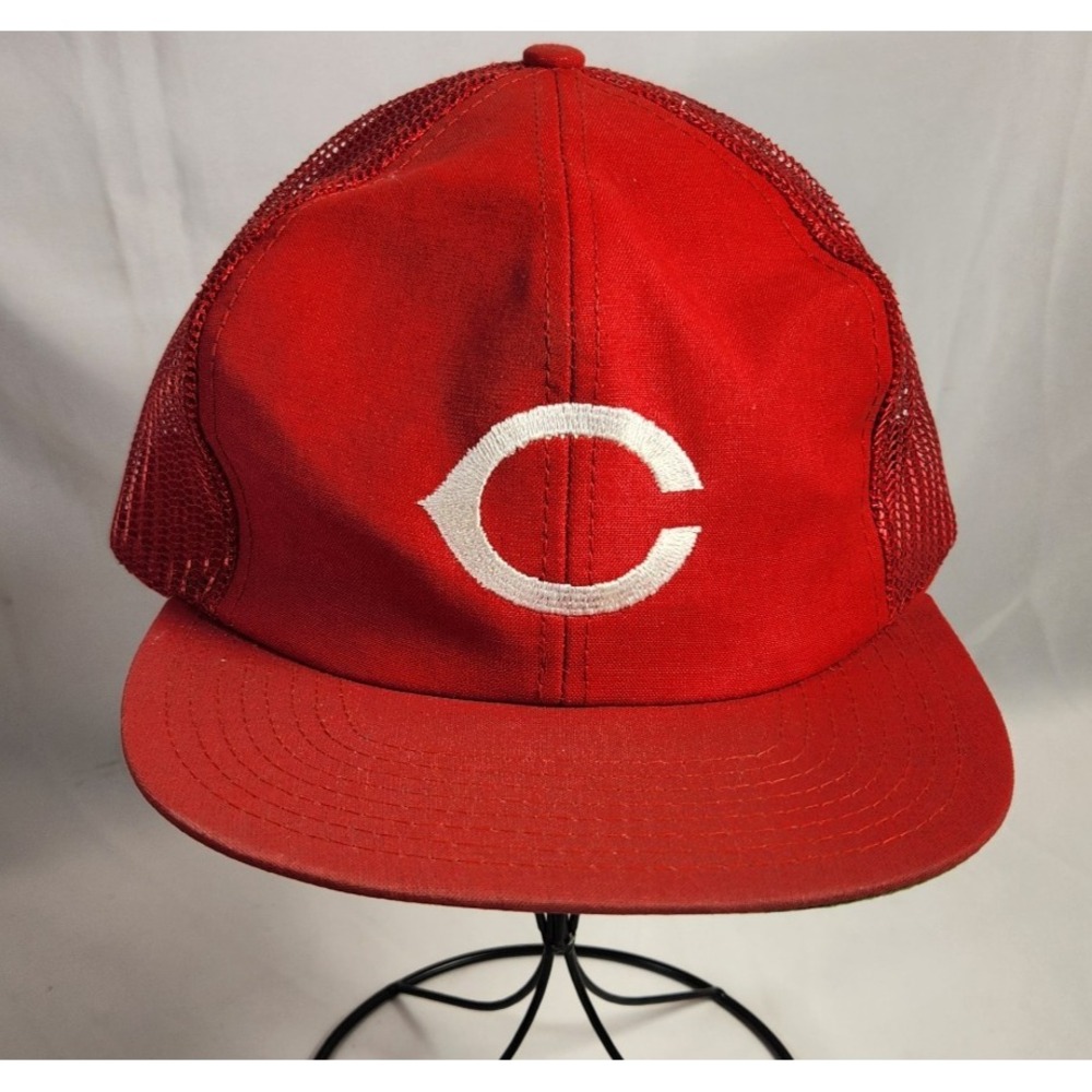 vintage Twins Enterprise CINCINNATI REDS baseball Trucker Hat snapback Mesh